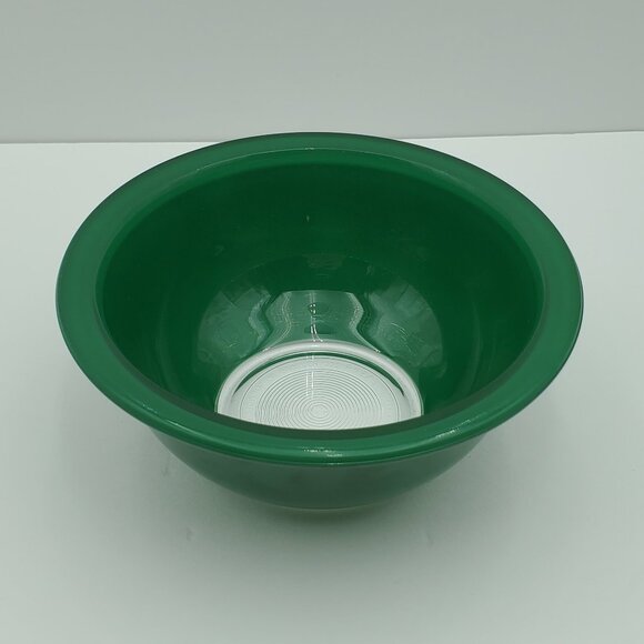 Pyrex Dark Green Clear Bottom Mixing Serving Nesting Bowl 322 1 L Bowl - Picture 1 of 6
